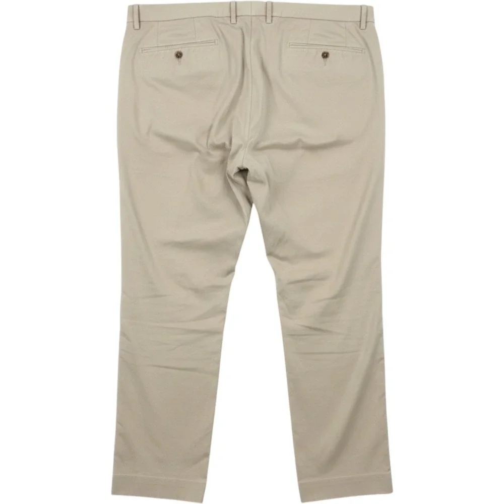 Polo Ralph Lauren Pants Mens 40/30 Tan Solid Stretch Straight Fit Modern New